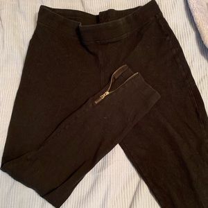 Zipper leggings